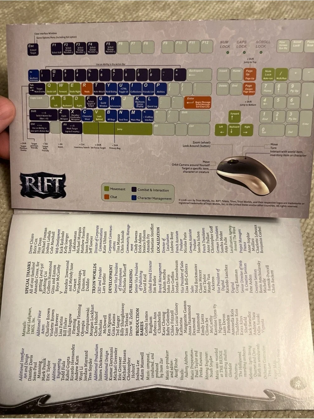 RIFT Collectors Edition Box Set PC missing USB and mousepad. CIB otherwise. Read